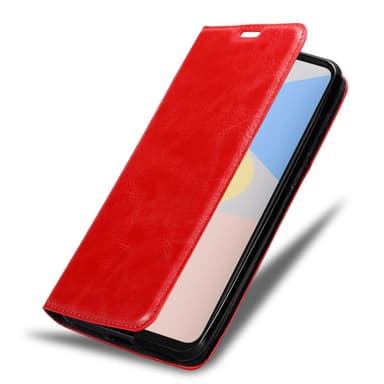 Google PIXEL 4A Suojakuori Lompakkokotelo (Punainen)