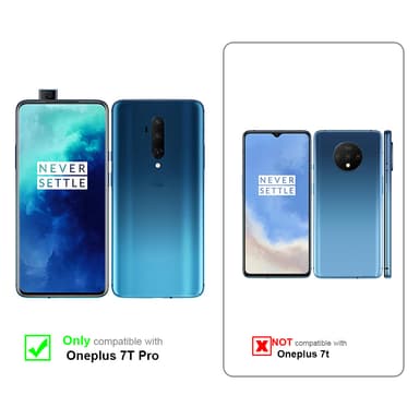 OnePlus 7T PRO Suojakuori Lompakkokotelo (Punainen)