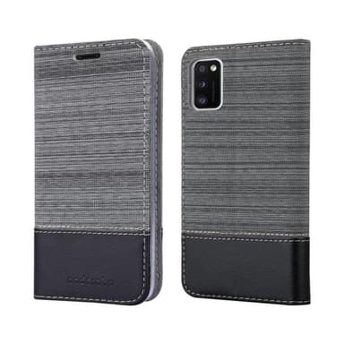 Samsung Galaxy A41 Suojakuori Lompakkokotelo (harmaa)