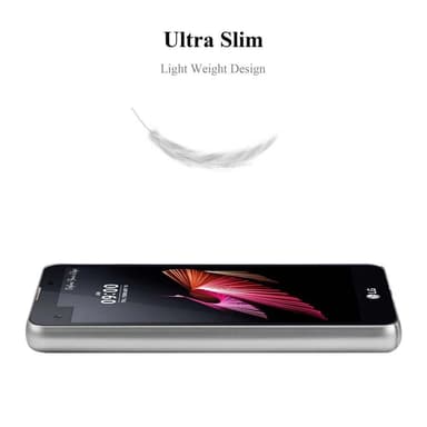 LG X SCREEN Suojakuori Kotelo Cover (Hopea)