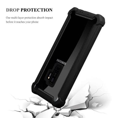 Samsung Galaxy S9 PLUS Suojakuori Kotelo (Musta)