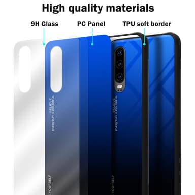 Suojakuori Huawei P30 Kotelo (Musta)