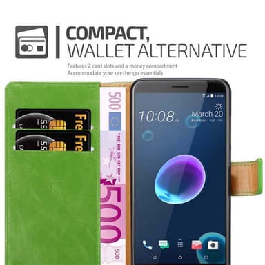 HTC Desire 12 Suojakuori Lompakkokotelo Case Cover
