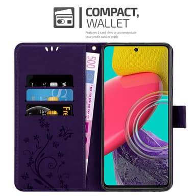 Samsung Galaxy M53 5G Suojakuori Lompakkokotelo