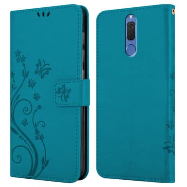Huawei MATE 10 LITE Suojakuori Lompakkokotelo (Sininen)