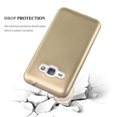 Samsung Galaxy J1 2016 Suojakuori Kotelo (kulta)