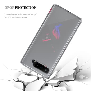 Asus ROG Phone 5 Suojakuori Kotelo (Läpinäkyvä)
