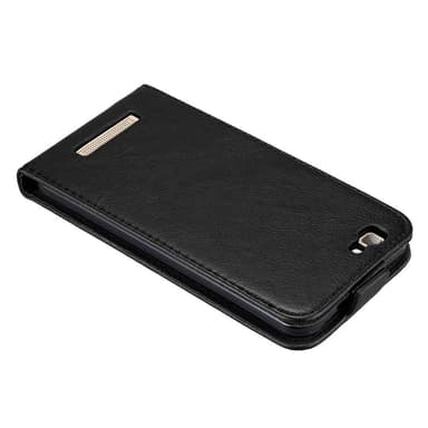 ZTE Blade A612 Suojakuori Lompakkokotelo (Musta)