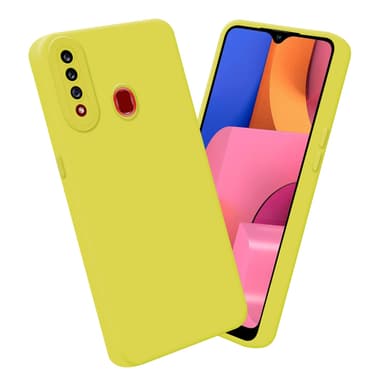 Samsung Galaxy A20s Suojakuori Kotelo (Keltainen)