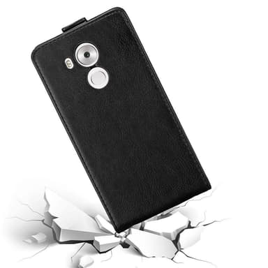 Huawei MATE 8 Suojakuori Lompakkokotelo (Musta)