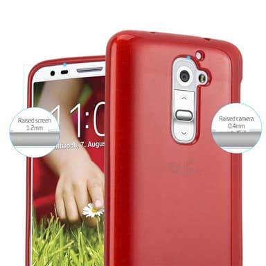 LG G2 Suojakuori Kotelo (Punainen)