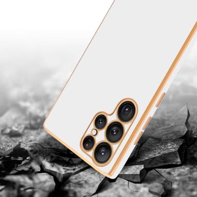 Samsung Galaxy S22 ULTRA Suojakuori Cover (Valkoinen)