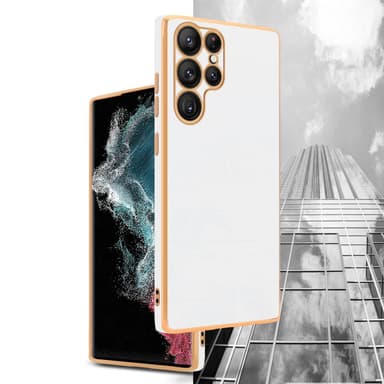 Samsung Galaxy S22 ULTRA Suojakuori Cover (Valkoinen)