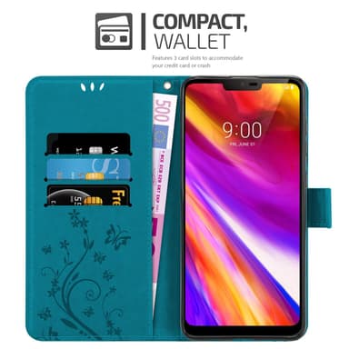 LG G7 ThinQ / FIT / ONE Suojakuori Lompakkokotelo