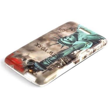 HTC ONE X / X+ Suojakuori Case Cover (Ruskea)