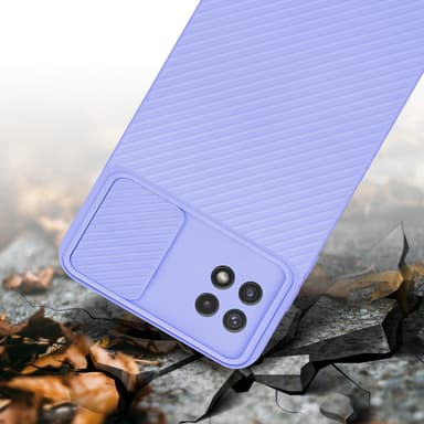 Samsung Galaxy A22 5G Suojakuori Kotelo (Violetti)