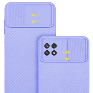 Samsung Galaxy A22 5G Suojakuori Kotelo (Violetti)