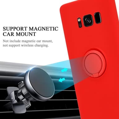 Samsung Galaxy S8 PLUS Suojakuori Kotelo (Punainen)