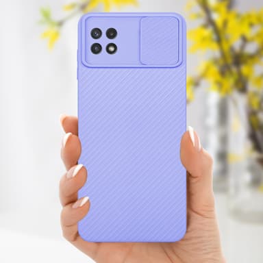 Samsung Galaxy A22 5G Suojakuori Kotelo (Violetti)