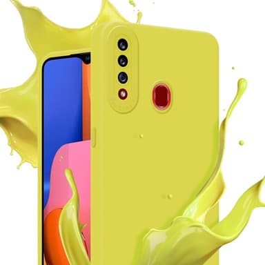 Samsung Galaxy A20s Suojakuori Kotelo (Keltainen)