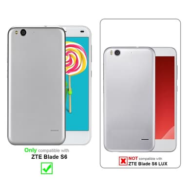 ZTE Blade S6 Suojakuori Lompakkokotelo (harmaa)