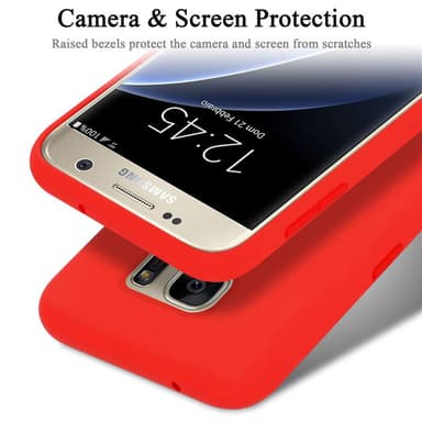 Samsung Galaxy S7 Suojakuori Kotelo (Punainen)