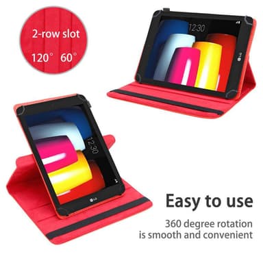 LG G Pad IV (8.0 tuumaa) Suojakuori Kotelo (Punainen)