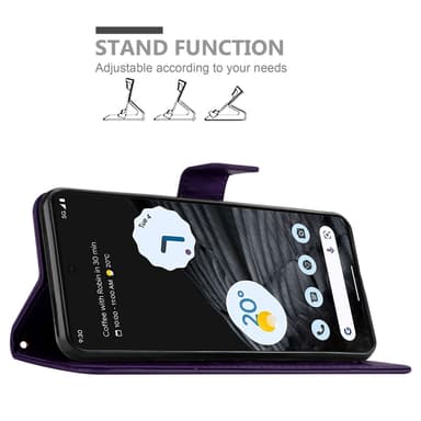 iPhone 15 PRO Suojakuori Lompakkokotelo (Turkoosi)