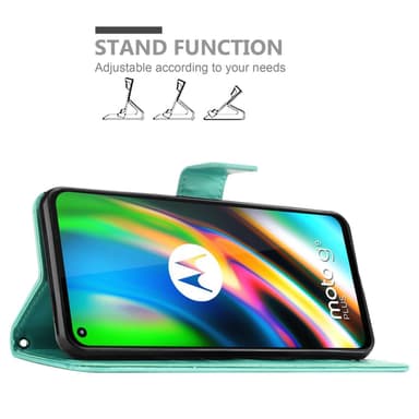 Motorola MOTO G22 Suojakuori Lompakkokotelo (Sininen)