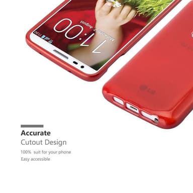 LG G2 Suojakuori Kotelo (Punainen)