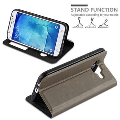 Lompakkokotelo Samsung Galaxy J5 2015 Case (Ruskea)