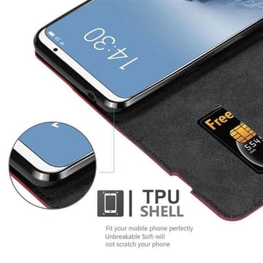 MEIZU 16 Suojakuori Lompakkokotelo (Punainen)