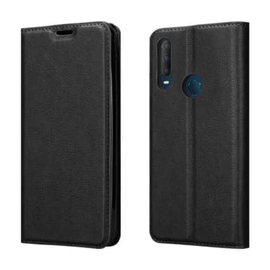 Alcatel 3L 2020 Suojakuori Lompakkokotelo (Musta)