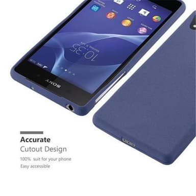 Suojakuori Sony Xperia Z1 Kotelo (Sininen)