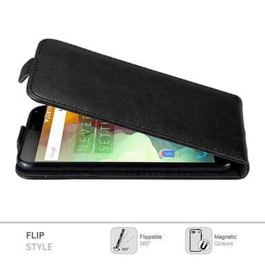 OnePlus 2 Suojakuori Lompakkokotelo (Musta)