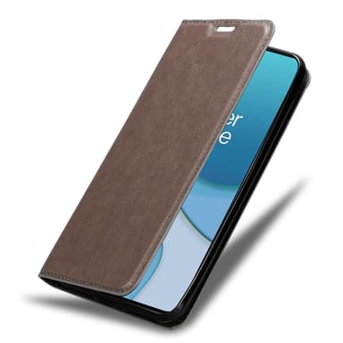 OnePlus 8T Suojakuori Lompakkokotelo (Ruskea)