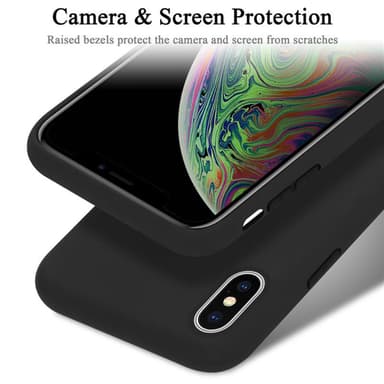 iPhone XS MAX Suojakuori Kotelo Case (Musta)