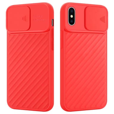 iPhone XS MAX Case Suojakuori Cover (Punainen)