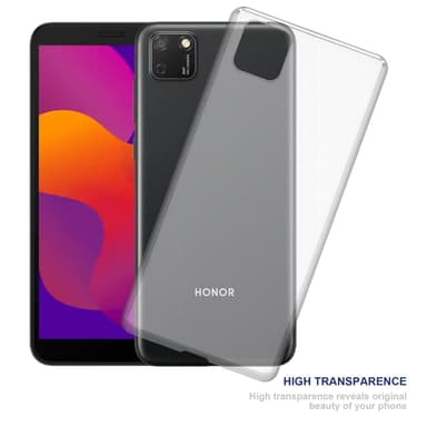 Honor 9S / Huawei Y5P Suojakuori Kotelo (Läpinäkyvä)