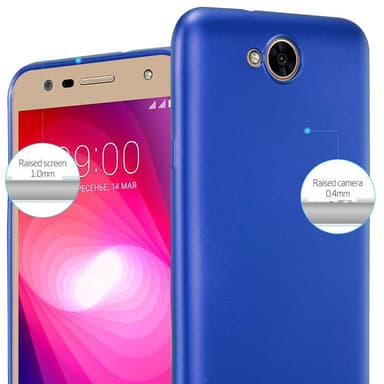 LG X POWER 2 Suojakuori Kotelo (Sininen)