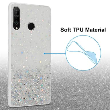 Huawei P30 LITE Suojakuori Kotelo (Läpinäkyvä)
