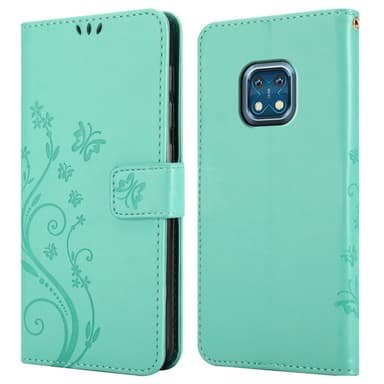 Nokia XR20 Suojakuori Lompakkokotelo (Turkoosi)