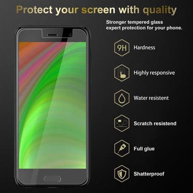 HTC U PLAY 3x Suojakalvo Karkaistu lasi Näytönsuoja