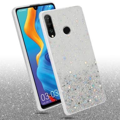 Huawei P30 LITE Suojakuori Kotelo (Läpinäkyvä)