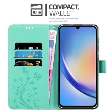 Samsung Galaxy A34 5G Suojakuori Lompakkokotelo