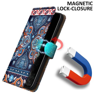 iPhone 11 PRO MAX Suojakuori Lompakkokotelo (Sininen)