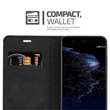 Huawei P10 Suojakuori Lompakkokotelo (Punainen)