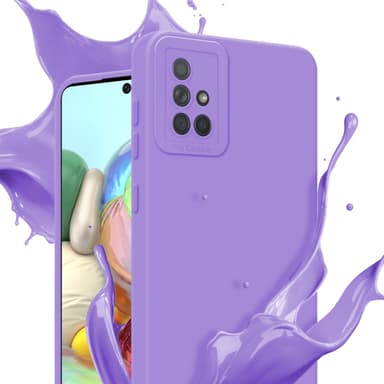 Samsung Galaxy A71 4G Suojakuori Kotelo (Violetti)