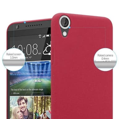 HTC Desire 820 Suojakuori Kotelo Case (Punainen)