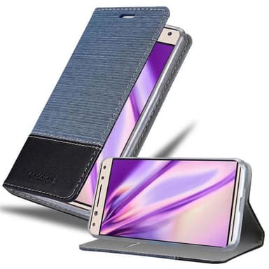 Alcatel 5 Suojakuori Lompakkokotelo (Sininen)